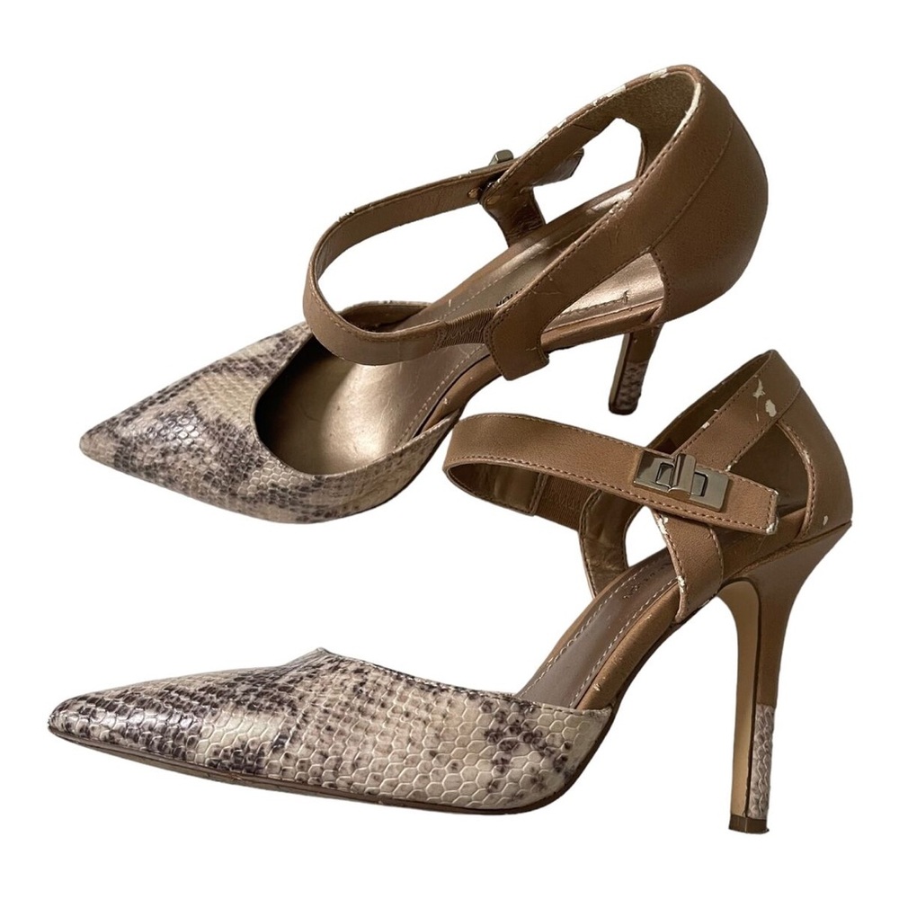 BCBGeneration Brown and Tan High Heel Stilettos Dalby New, never worn 6